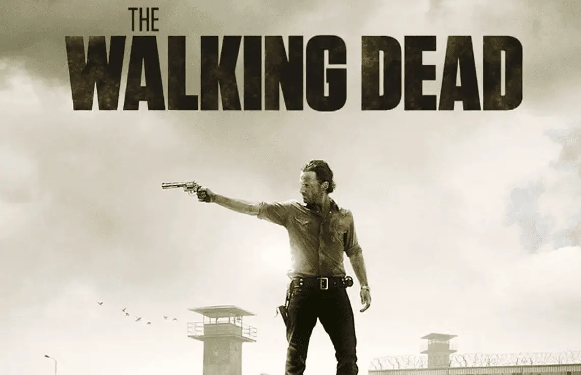 Рік Ґраймс з пістолетом у серіалі